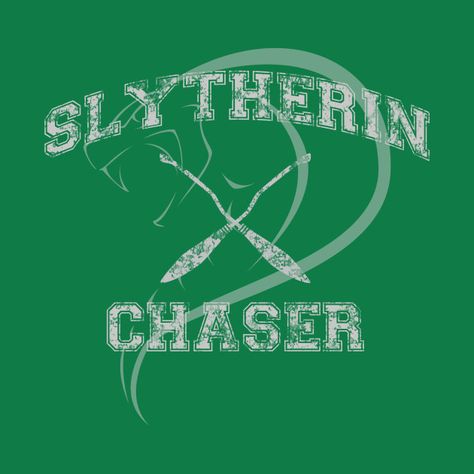 Harry Potter ⚯͛ Houses Chaser Quidditch, Quidditch Shirt, Slytherin Quidditch, Slytherin Pride, Harry Potter Houses, Royal Life, Sloth, Man Cave, Hogwarts