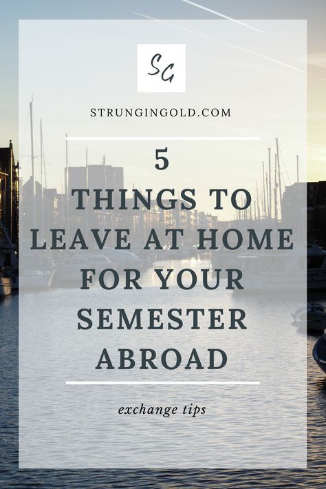 Semester Abroad, Hair Straightener And Curler, College Application, Thank Me Later, The Way Home, University Student, Study Abroad, 5 Things, Budget Travel