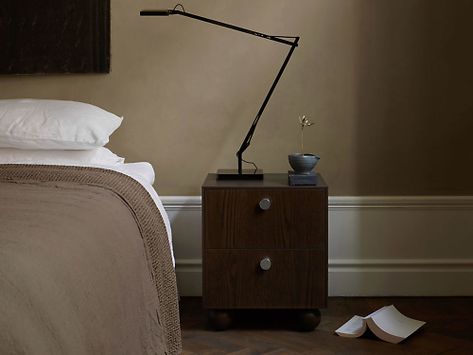 Bedside Table Inspiration | Unique Nightstands | Superfront Ikea Nightstand Hack, Bedside Table Inspiration, Nightstand Hack, Ikea Malm Drawers, Ikea Nightstand, Floating Bedside Table, Unique Nightstand, Ikea Bedroom, Wooden Bedside Table