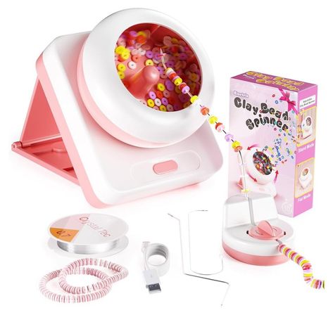 Im thinking I just found a Christmas gift! This clay spinner bead maker comes down to $16.19 when you clip coupon! 🔗 https://amzn.to/3XrrMJC #ad Clay Bead Spinner, Beads Spinner, Bead Spinner, Diy Beading, Clay Bead, Jewelry Making Tools, Making Tools, Beads For Jewelry Making, Beads For Jewelry