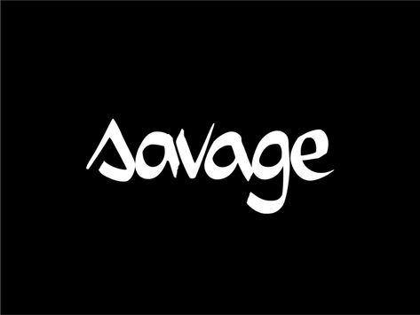 savage by Aleksa Radaković on Dribbble Type Logos, Savage Girl, Creative Professional, Global Community, ? Logo, Quick Saves, Logos