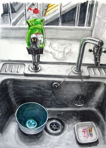 sink! | markers, markers, markers | Clara Leon | Flickr Sink Drawing, Advanced Higher Art, Ap Drawing, Art Alevel, A Level Art Sketchbook, Reflection Art, Gcse Art, A Level Art, Ap Art