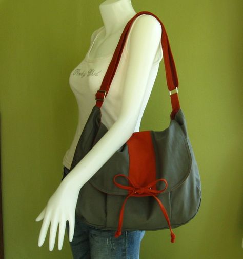 Grey Canvas Messenger Bag, School Bag, Diaper Bag, Crossbody Bag, Laptop Bag, Women Bag With Bow DIANA - Etsy UK Messenger Bag Aesthetic, Messenger Bag School, Laptop Purse, Bag School, Canvas Messenger Bag, Everyday Bag, Women Bag, Cute Fits, School Bag