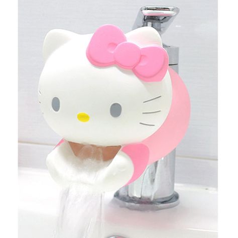 Hello Kitty Safety Faucet Child Toddler Kids Washing Aids Bathroom Tap Sink #UU Hello Kitty Appliances, Hello Kitty Bathroom, Hello Kitty Decorations, Hello Kitty Merchandise, Bathroom Tips, Hello Kitty House, Hello Kitty Rooms, Baby Bathroom, Charmmy Kitty