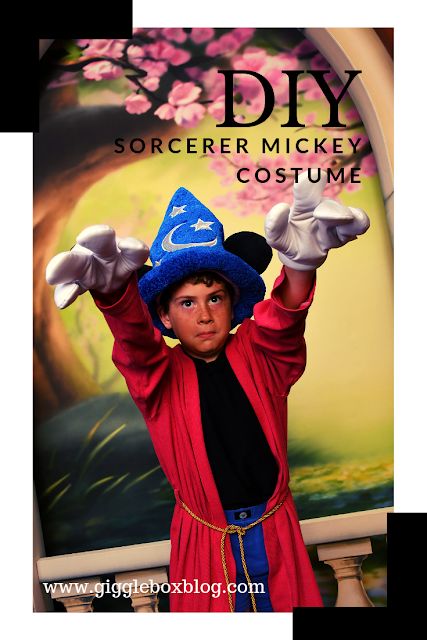 Sorcerer Mickey Costume, Mickey Mouse Halloween Costume, Mickey Costume, Sorcerer Mickey, Not So Scary Halloween Party, Not So Scary Halloween, Disneyland Tips, Homemade Halloween Costumes, Disney Halloween Costumes