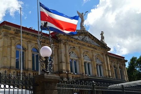 The Costa Rica Flag is a visual symbol of the country’s natural beauty, rich history and unifying ideologies. Learn more about the flag of Costa Rica in this article. If you want to know more […] The post The Meaning of the Costa Rica Flag appeared first on Universal Traveller. Costa Rica Flag, Cahuita, Living In Costa Rica, San Jose Costa Rica, Famous Beaches, Costa Rican, National Theatre, Central American, Round Trip