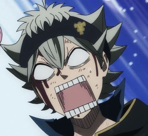 Black Clover Funny, Whisper Bg, Asta Staria, Black Clover Art, Anime Meme Face, Low Quality Pics, Goofy Face, Asta Black Clover, Lord Help