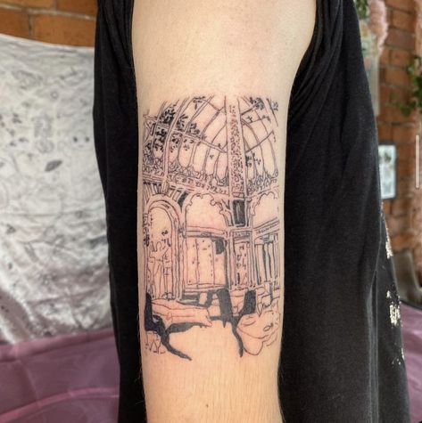 by oxalis_____ on insta Outer Wilds Tattoo, Skiing Tattoos, Skiing Tattoo, Tricep Tattoos, Gondola Lift, Forearm Sleeve, Wild Tattoo, Fingernail Designs, Gray Nails