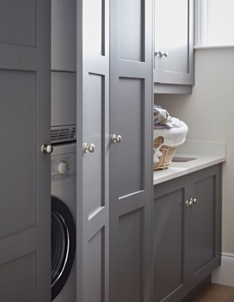 Boot Room Utility, Utility Room Storage, Small Utility Room, Utility Room Designs, Laundry Mudroom, Utility Cupboard, Downstairs Toilet, Laundry Closet, Laundry Appliances