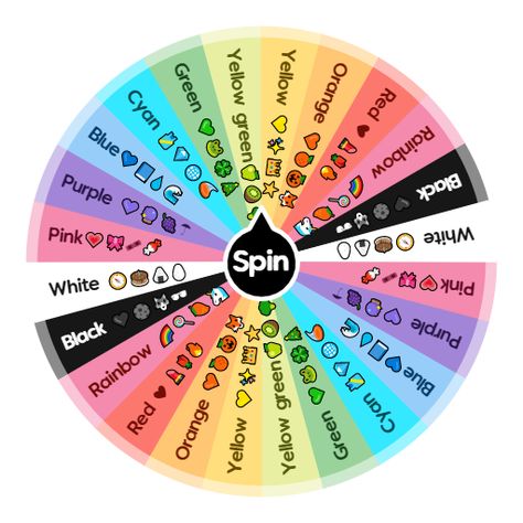 Wheel Of Color, Gacha Spin The Wheel, Spin The Wheel Gacha Oc, Spin The Wheel Ideas, Oc Spin The Wheel, Spin The Wheel Oc Challenge, Oc Wheel, Random Color Generator, Aesthetic Wheel