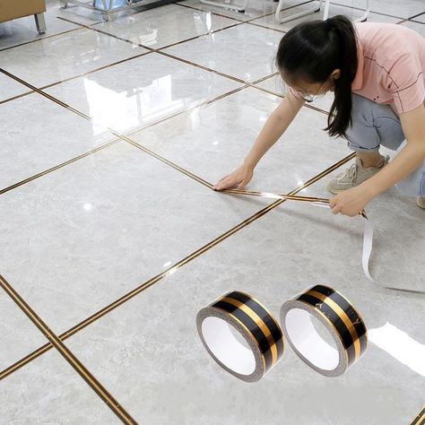 Archway Decor, Self Adhesive Floor Tiles, Epoxy Floor 3d, Adhesive Floor Tiles, Black Ceramic Tiles, Floor Tape, Floor Grout, Self Adhesive Wall Tiles, Gold Floor