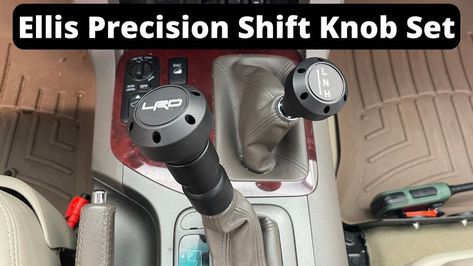 Here is a quick and easy interior mod you can make to your GX, FJ Cruiser, or 4Runner. This is the Ellis Precision Shift Knob Set for the Lexus GX470. Ellis Precision makes this and a number of other really cool interior accessories you can add to your rig. Cool Interior, Lexus Gx, Lexus Gx470, Fj Cruiser, Shift Knob, Interior Accessories