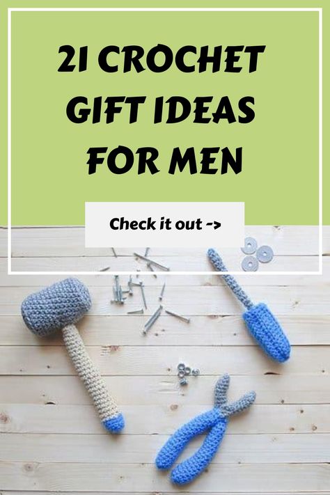 If you’re looking for a last-minute gift or just a fun crochet project these crochet gift ideas for men with free patterns are exactly what you need! Quick Knit Gifts For Men, Crochet Ideas For Men Guys, Crochet Gift Ideas For Grandparents, Crochet Gifts For Men Free Pattern, Fathers Day Crochet Ideas, Crochet Gift Ideas For Dad, Crochet Gift Ideas For Men Guys, Small Crochet Gifts For Men, Crochet Gifts For Him