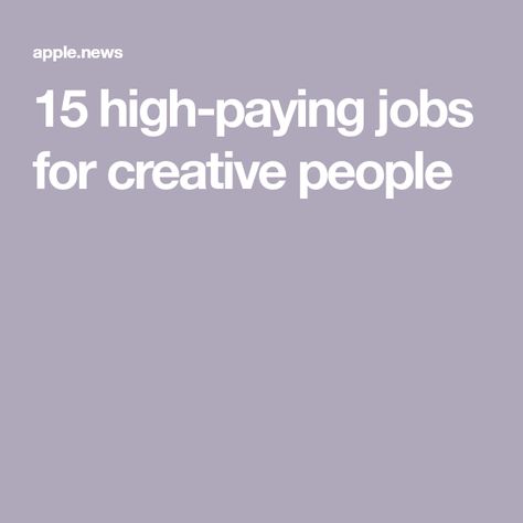 15 high-paying jobs for creative people Jobs For Creative People, Jobs For Former Teachers, Online Jobs For Moms, Literature Teacher, Technical Writer, Freelance Jobs, Jobs For Women, Associate Degree, Teaching Assistant