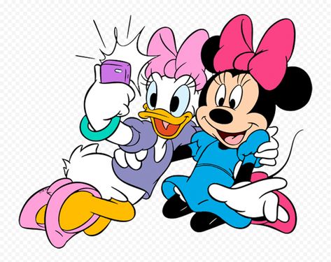 Duck Selfie, Minnie Y Daisy, Pata Daisy, Minnie Mouse Stickers, Mickey Mouse Png, Mickey Mouse Illustration, Disney Png, Selfie Picture, Mickey Mouse Characters