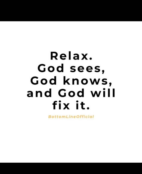 Don’t worry about anything. God is in control. Sit back, relax, and watch God work. • • • ��• • • • #relax #chill #do #not #worry #prayer… Don’t Worry God Is In Control, Sit Back And Relax Quotes, Worry Prayer, Releasing Control, Control Quotes, Relax Quotes, God Is In Control, Motivational Bible Verses, Do Not Worry