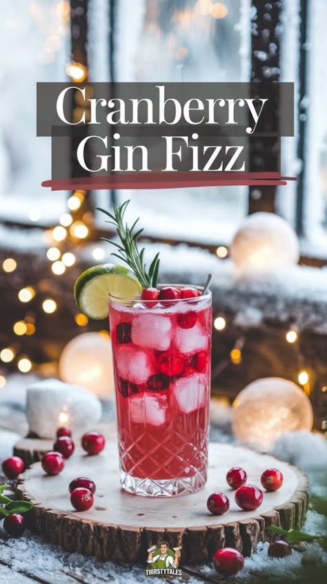 "Discover the perfect holiday refreshment with our Cranberry Gin Fizz Cocktail Recipe! This delightful Gin Christmas Cocktail blends tart cranberry flavors with bubbly fizz, making it an ideal Cranberry Christmas Cocktail for festive gatherings. Enjoy the vibrant taste of this easy gin cocktail, perfect for toasting the season. Try our Cranberry Gin Cocktail today and elevate your celebrations with this refreshing Gin Fizz Cocktail!" Gin Christmas Cocktail, Cranberry Christmas Cocktail, Christmas Party Drinks Alcohol, Cranberry Gin Cocktail, Cranberry Gin Fizz, Gin Punch Recipe, Festive Christmas Drinks, Winter Vodka Cocktails, Fun Christmas Cocktails