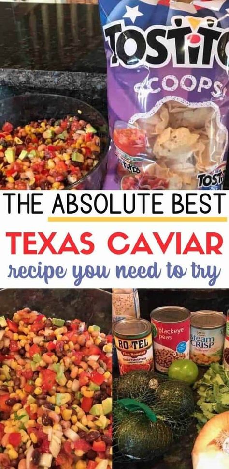 Healthy Texas Caviar, Texas Caviar Recipe With Italian, Mexican Caviar Dip, Red Neck Caviar Recipe, Texas Caviar Recipe Pioneer Woman, Poor Man’s Caviar, Best Texas Recipes, Food To Have On Hand For Guests, Texas Caviar Recipe Easy