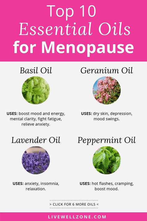 essential oils for menopause, menopause essential oils hot flashes, menopause essential oils clary sage, menopause essential oils balancing hormones, menopause remedies essential oils, menopause symptoms hormone imbalance | Women's Health Over 50 Essential Oils For Menopausal Women, Hot Flashes Essential Oils, Hormone Balancing Essential Oils, Peppermint Oil Uses, Roman Chamomile Essential Oil, Balancing Hormones, List Of Essential Oils, Clary Sage Essential Oil, Nutrition Supplements