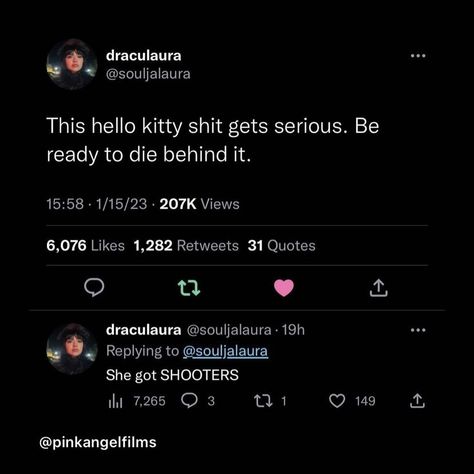 Twitter Pinned Tweets Ideas, Hello Kitty Captions Instagram, Spam Posts Instagram, Hello Kitty Tweets, Hello Kitty Quotes, Kitty Quotes, Kitty Stuff, Cat Post, Twitter Quotes Funny