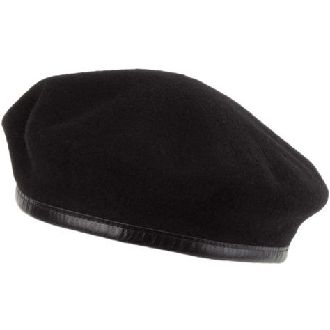 Laulhère Hats Merino Wool French Military Beret Black ($13) ❤ liked on Polyvore featuring accessories, hats, military style cap, military caps hats, beret hat, merino wool hat and military beret Merino Hat, Army Beret, Black Beret Hat, Military Beret, Beret Black, Popular Hats, France Outfits, Black Beret, Military Hats