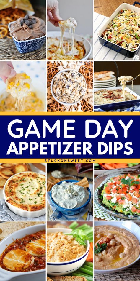 Nothing's more perfect than a game day with the best appetizer dips! Learn how to make these easy dip recipes as perfect additions to your set of delicious game day recipes! Here are the favorite appetizer dips you shouldn't miss! Check them out! Lunch Dips Easy Recipes, Game Day Appetizers Dips, Game Day Dips Easy, Easy Game Day Dips, Game Day Dips Football Season, Easy Dip Ideas, Game Day Appetizers Easy, Appetizer Dip Recipes, Game Day Dips