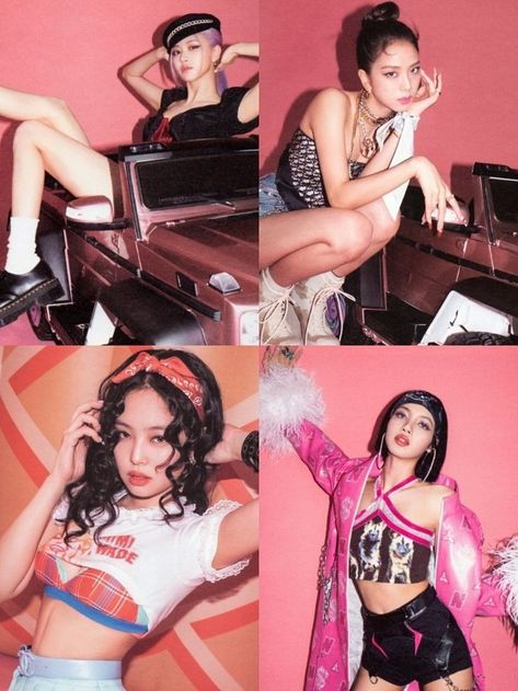 Blackpink Pink, Ariana Grande Photoshoot, Black Pink Instagram, Black Pink Songs, Jennie Lisa, Blackpink Photos, Black Pink Kpop, Blackpink Fashion, Blackpink Jisoo