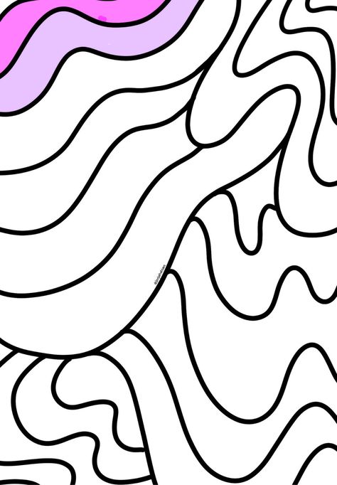 Easy Colouring Pages For Adults, Cute Colouring In Pages Easy, Aesthetic Things To Color In, Preppy Coloring Pages Summer, Preppy Colouring Pages Printable, Coloring Pages Simple Aesthetic, Things To Colour In Free Printable, Kidcore Coloring Pages, Minimalist Boho Coloring Page