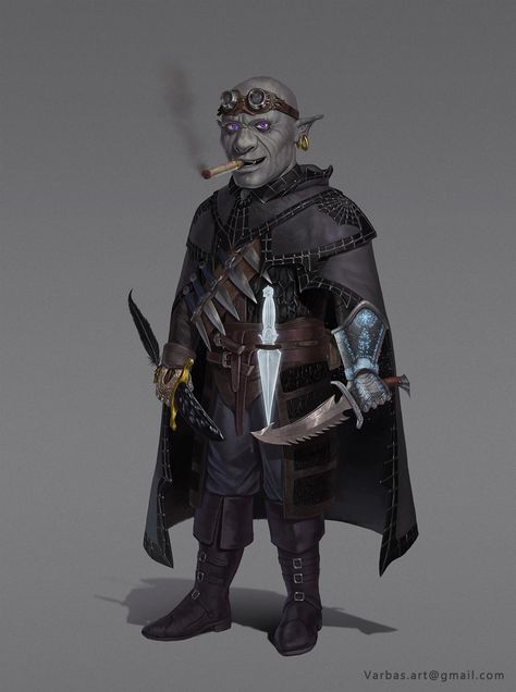 Goblin Assassin, Rogue Arcane Trickster, Gnome Dnd, Evil Gnome, Deep Gnome, Rogue Dnd, Character Classes, Rogue Assassin, Gnome Art