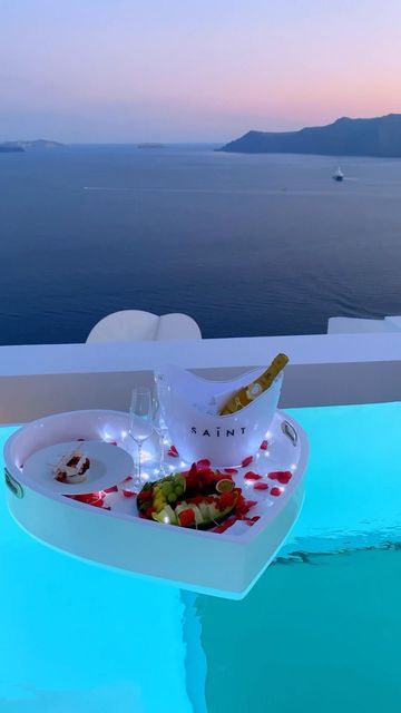 Julia Gal🧿 on Instagram: "Tag someone you would bring here🥂 #santorini #globehotels #beautifulhotels #hotelsandresorts #luxuryvacations #best_worldplaces #luxuryworldtraveler #vacations #travelandleisure #wonderful_places #uniquehotels #bosshotels #tasteinhotels #living_hotels #unforgettablehotels #discover_hotels #topworldhotel #luxuryresorts #beachesnresorts #uncommonhotels #resortsmagazine" Romantic Date Night Ideas, Nightclub Design, Romantic Dream, Travel Content, Unique Hotels, Romantic Night, Luxury Suite, Santorini Greece, Romantic Dates