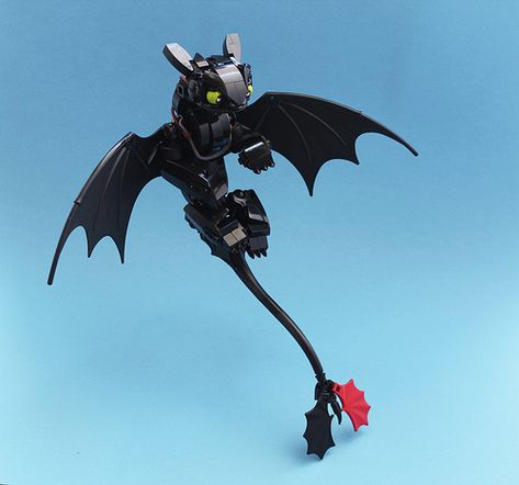 Toothless Dragon Building, Lego Dragon, Lego Sculptures, Lego Animals, Amazing Lego Creations, Lego Creative, Lego Pictures, Lego Mecha, Lego Bionicle