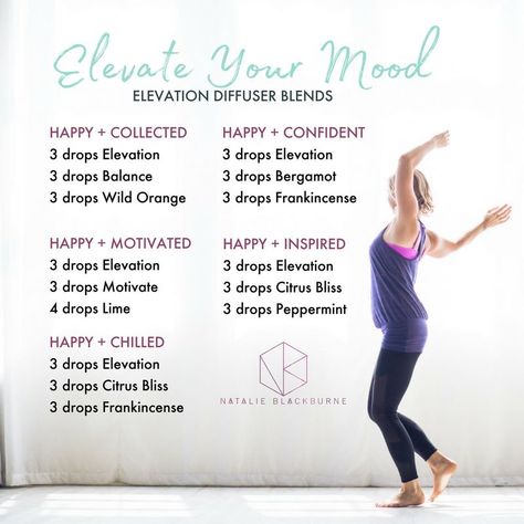 Mood blends Grounding Diffuser Blend Doterra, Doterra Energy Blend Diffuser, Doterra Motivate Diffuser Blends, Mood Booster Diffuser Blend, Elevation Diffuser Blend Doterra, Mood Uplifting Diffuser Blends, Doterra Oils Recipes, Doterra Diffuser, Doterra Diffuser Blends