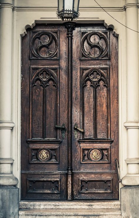 front door, entrance, exit, handmade, old style, carpentry, craft, steps, wood, door Old Door Aesthetic, Victorian Doors Internal, Victorian Internal Doors, Entrance Wood Door, Front Doors Ideas, Welcome To The Dollhouse, Gothic Inspiration, Victorian Doors, Valeria Lukyanova