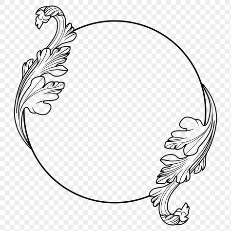 Circle Frame Aesthetic, Png Frame Aesthetic, Aesthetic Flower Png, Png Frame, Ornamental Design, Circle Frame, Aesthetic Flower, Of Aesthetic, Circle Frames