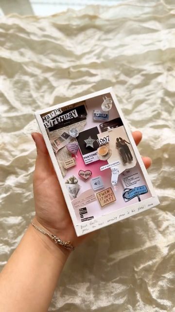 Nirali Shah on Instagram: "The cutest b’day present 🥹💘" Mini Presents Ideas, B Day Gift Ideas, Nirali Shah, Olive Rodrigo, Mini Locker, Mini Presents, Manualidades Aesthetic, Paper 3d, Papel Craft