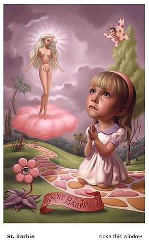 saint barbie - mark ryden | by paolobeneforti Surealism Art, Arte Grunge, Mark Ryden, Bizarre Art, Art Manga, Lowbrow Art, Creepy Art, Pop Surrealism, High Art