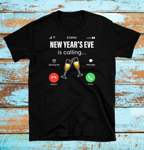 New Years Eve Calling Shirt, Hello New Year Shirt,Hello 2022,New Years Eve Shirt,Holiday Shirt,Happy New Year Shirt, New Beginnings Tee #newyearseve #newyearseveshirt #partyshirt Hello New Year, Happy New Year Shirt, Funny Christmas Jumper, New Years Eve Shirt, Trending Tees, New Year Shirt, Coworkers Christmas, Christmas Gifts For Coworkers, New Years Shirts