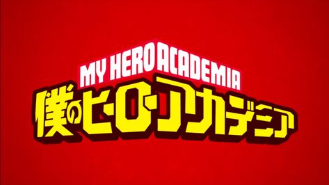 My Hero Academia title BNHA screencap red My Hero Academia Gif, Deku Mask, My Hero Academy, Academy Logo, Hero Logo, Upcoming Anime, Hero Time, Rainbow Aesthetic, Weird Dreams