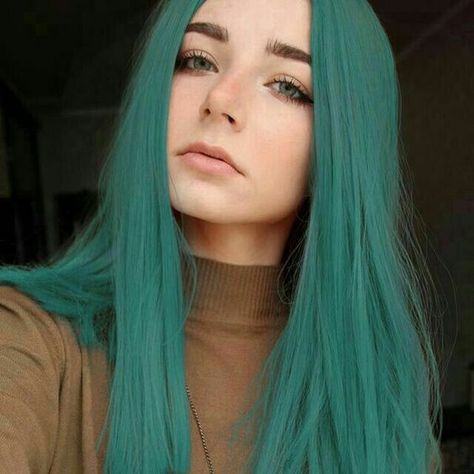 Pastel Green Hair, Dyed Hair Pastel, Green Wig, Beautiful Hair Color, Pinterest Hair, Hair Blog, Pastel Hair, Cool Hair Color, Grunge Hair