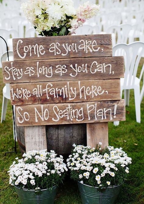 Barn Wedding Decor, How To Dress For A Wedding, Barn Wedding Decorations, Rustic Wedding Signs, Personalized Wedding Sign, Wedding Guide, Romantic Weddings, Wedding Planners, Backyard Wedding