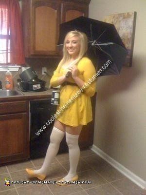 Cool Homemade Morton Salt Girl Costume Morton Salt Girl Costume, Salt Girl Costume, Zombie Couple Costume, Halloween At School, Morton Salt Girl, Gnome Costume, Halloween Costumes Kids Boys, Morton Salt, Homemade Costumes