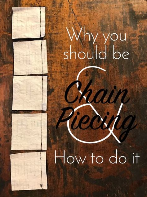 A great tutorial on How to Chain Piece & what makes it so quick and efficient for any quilt! | Rachel Rossi Quilting Shortcuts, Simple Sewing Patterns, Baby Sewing Tutorials, Quilting Math, Quilting 101, Quilting Blogs, Printable Sewing Patterns, Simple Sewing, Kids Sewing