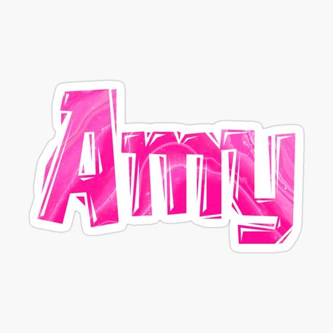 Amy Name, Sticker Cute, Name Tag, Name Tags, Neon Signs, Finding Yourself, Neon, For Sale