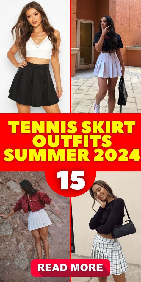 Trendy Pink Plaid Tennis Skirt Outfits: Summer Outfit Ideas & Inspirations Tennis Skirt Outfit Summer Street Styles, Tennis Skirt Outfits Summer, Black Tennis Skirt Outfit Summer, Plaid Tennis Skirt Outfit, Pleated Skirt Outfit Short, Tennis Skirt Outfit Black, Pleated Skirt Outfit Summer, Tennis Skirt Outfit Summer, Skirt Outfits For Summer