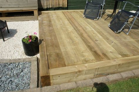 Sleeper Patio Ideas, Railway Sleepers Garden, Small Garden Office, Sleepers In Garden, Decking Oil, Australian Garden Design, Garden Decking, Railroad Ties, Garden Retaining Wall