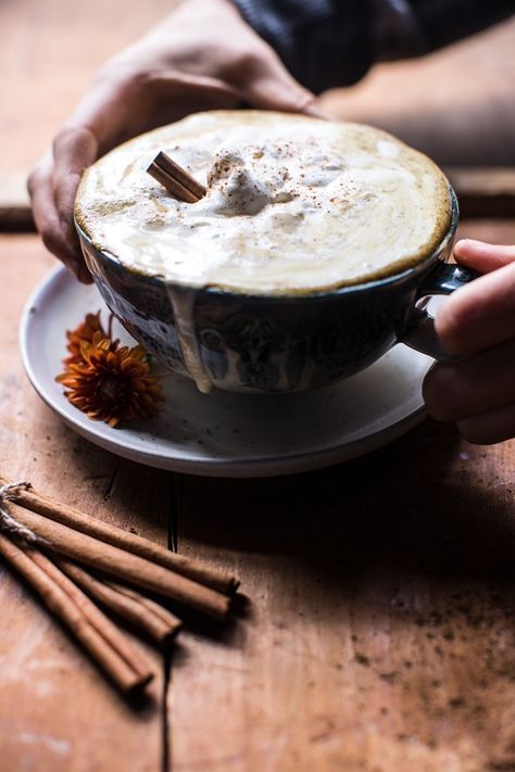 Coconut Pumpkin Spice Latte. كريم بروليه, Pumpkin Spiced Latte Recipe, Pumpkin Spice Recipe, Coconut Coffee, Pumpkin Spice Syrup, Half Baked, Milk Shakes, Chocolate Caliente, Pumpkin Latte