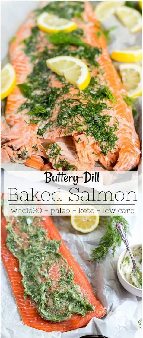 Baked Salmon Recipe - salmon oven - how to make salmon - salmon recipe - salmon recipes - salmon whole30 - bake salmon in oven - whole30 salmon - easy salmon - low carb meals - ditch the carbs keto - whole30 keto - low carb entrees - low carb supper - low carb recipe - easy dinner - keto recipes - healthy dinner Bake Salmon In Oven, Low Carb Supper, Salmon In Oven, Carbs Meals, Salmon Oven, Whole30 Salmon, Entrees Recipes, Bake Salmon, Whole30 Recipe