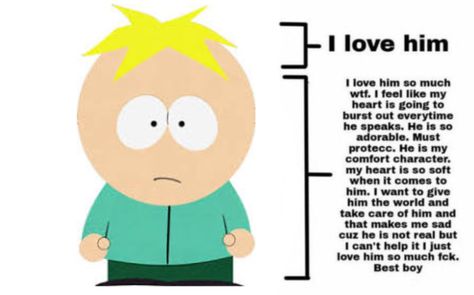 Butterscotch Fanart, Cute Butters South Park, Butters And Hello Kitty, Butters Matching Pfp, Butters Drawing, Southpark Butters, Bradley And Butters, Butter South Park, Butters Wallpaper