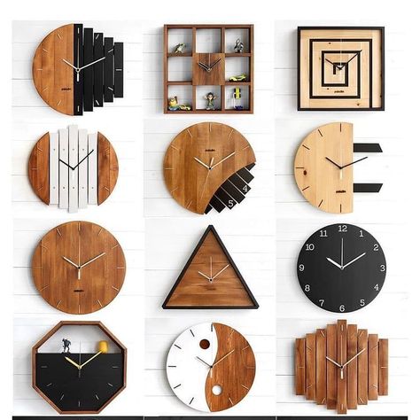 WOODWORK ^ DIY ^ CARPENTRY on Instagram: “Perfect ideas😍👍 Would you try?🛠 ⬆️Click the link in my bio to join 16000 woodworking plans⬆️ Welcome to @royal_woodworking_ Join our…” Woodworking Plans, Woodworking, Clock, Wood, Wall, On Instagram, Instagram