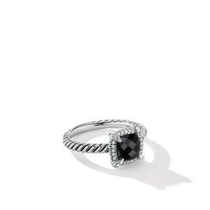 David Yurman Ring, Women's Rings, Bezel Ring, Chatelaine, Bezel Diamond, Diamond Sizes, David Yurman, Diamond Gemstone, Pave Diamonds